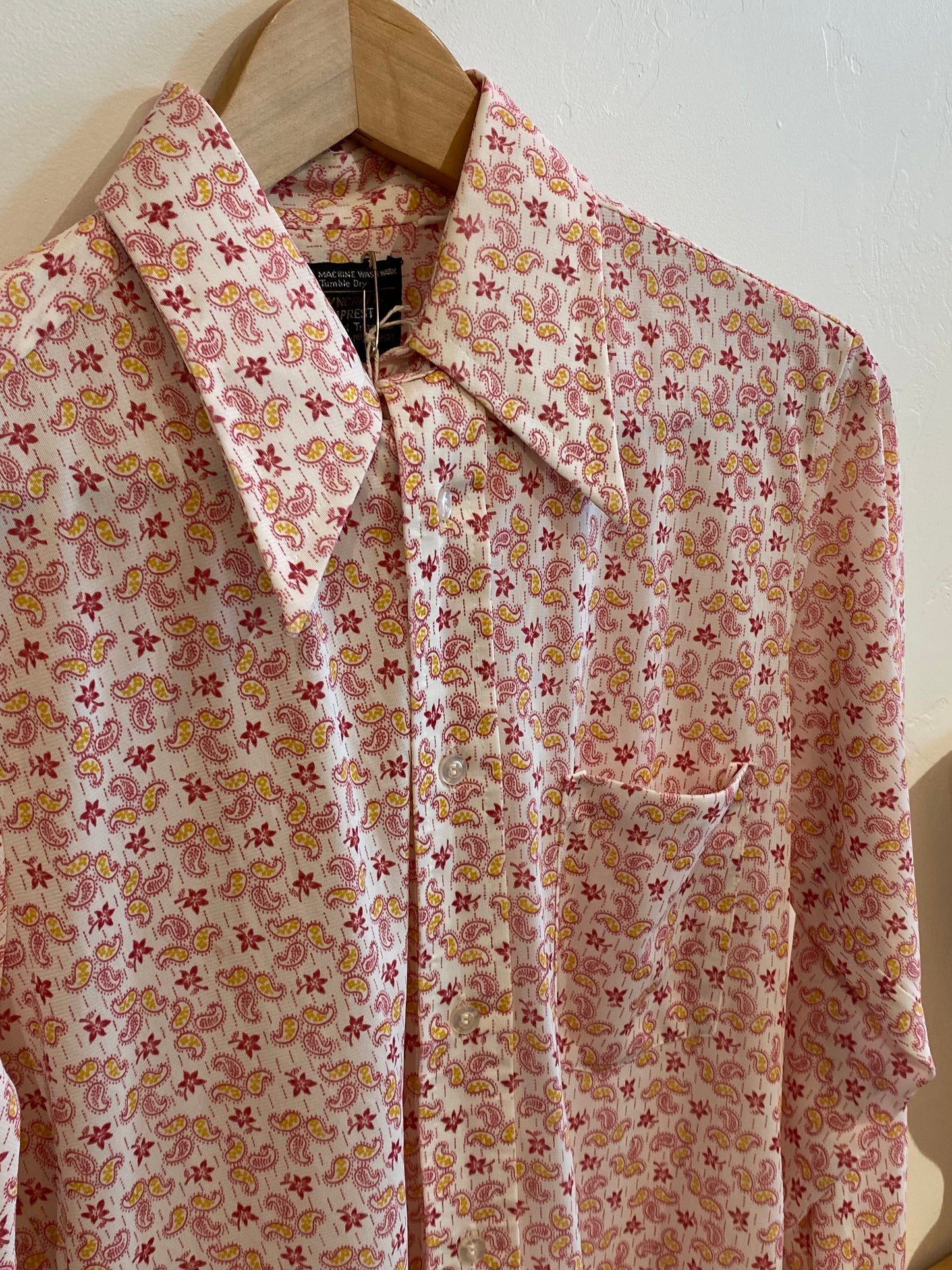 1970s JcPenney's Paisley-Patterned Shirt