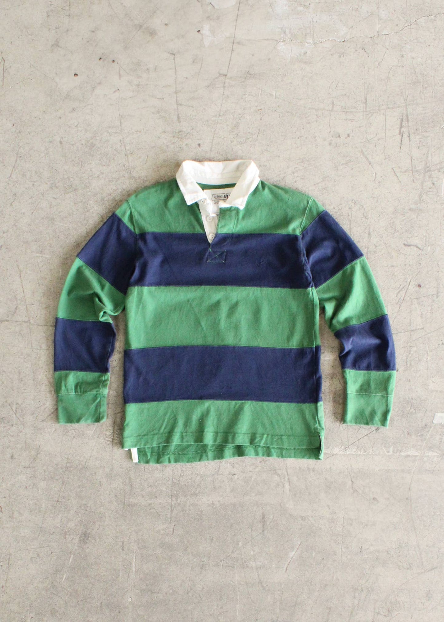 Vintage Striped Fitted Rugby Shirt