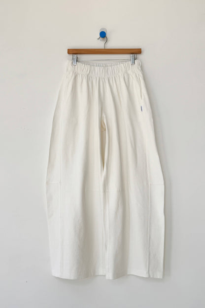 Bare Pants: White Cotton
