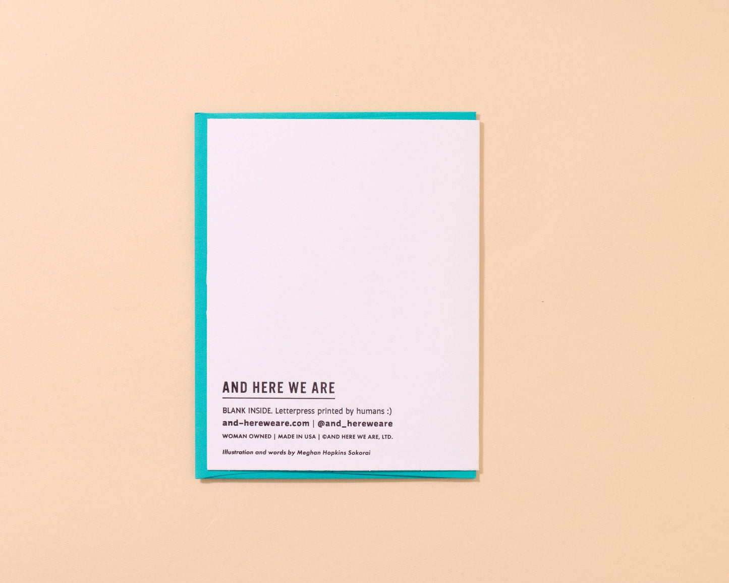 December Birthday Letterpress Birthday Card - Made in USA