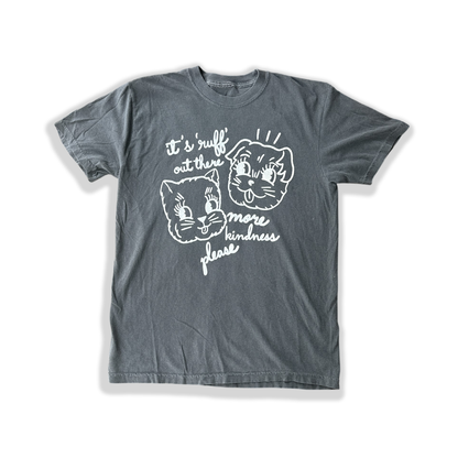 It's Ruff Out There Unisex Tee -Washed Black