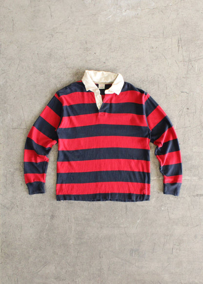 Vintage Striped Fitted Rugby Shirt