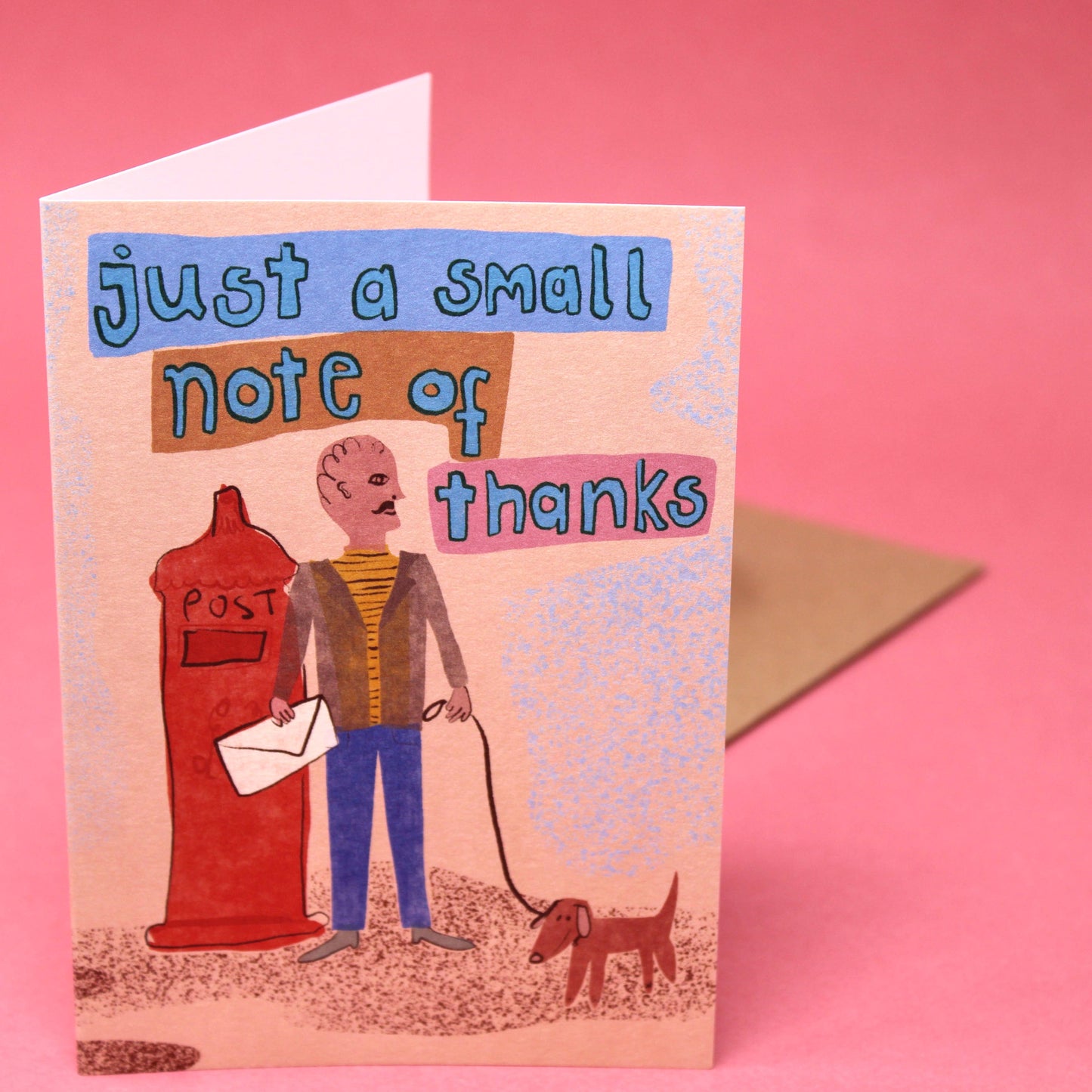 Just a Small Note of Thanks Greetings Card