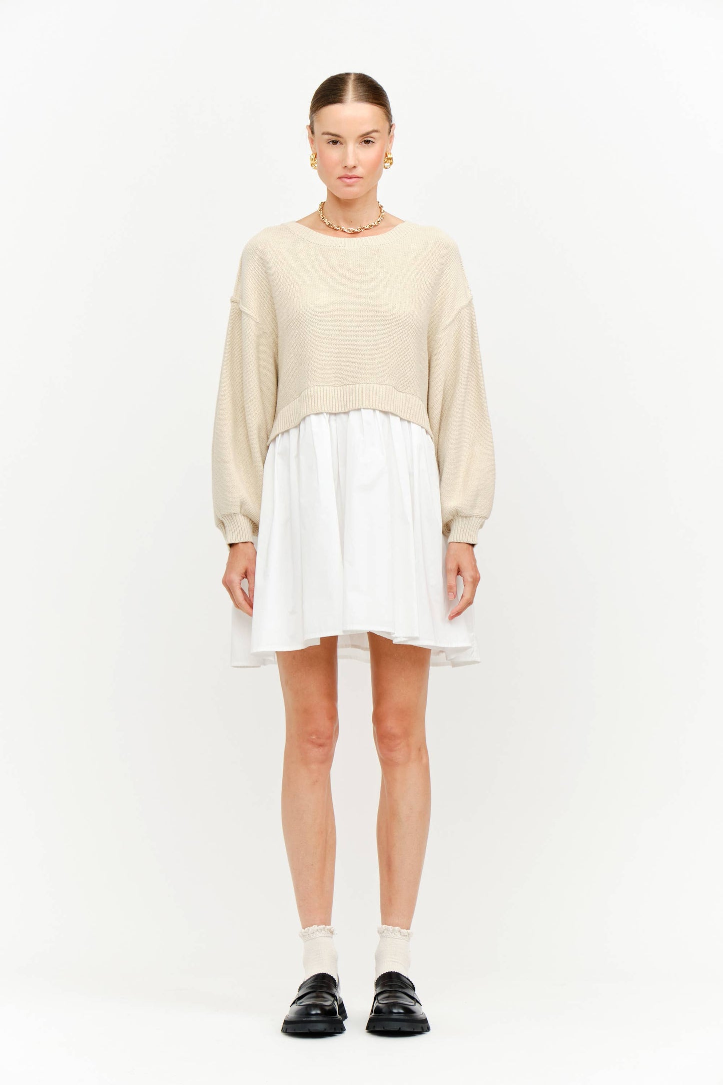 Isabel Natural Dress : NATURAL MULTI