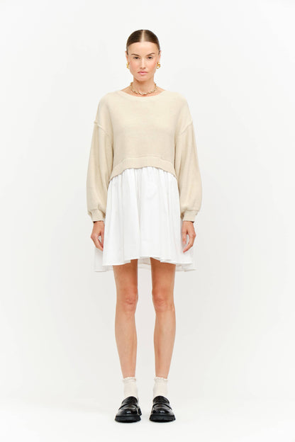 Isabel Natural Dress : NATURAL MULTI