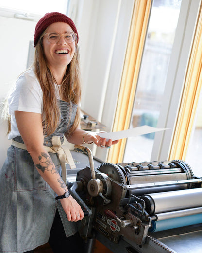 Hang In There Baby Letterpress 5x7" Art Print