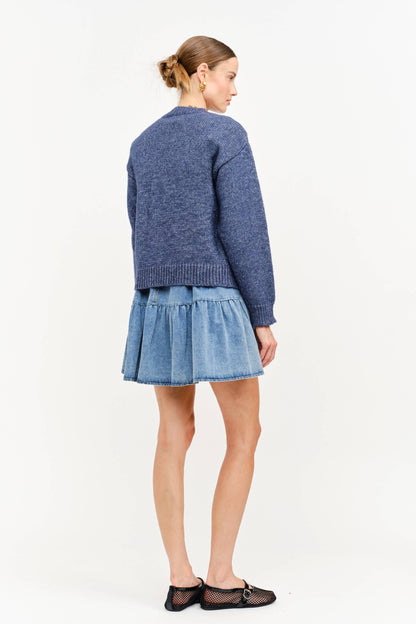 Teddy Cardigan: Navy