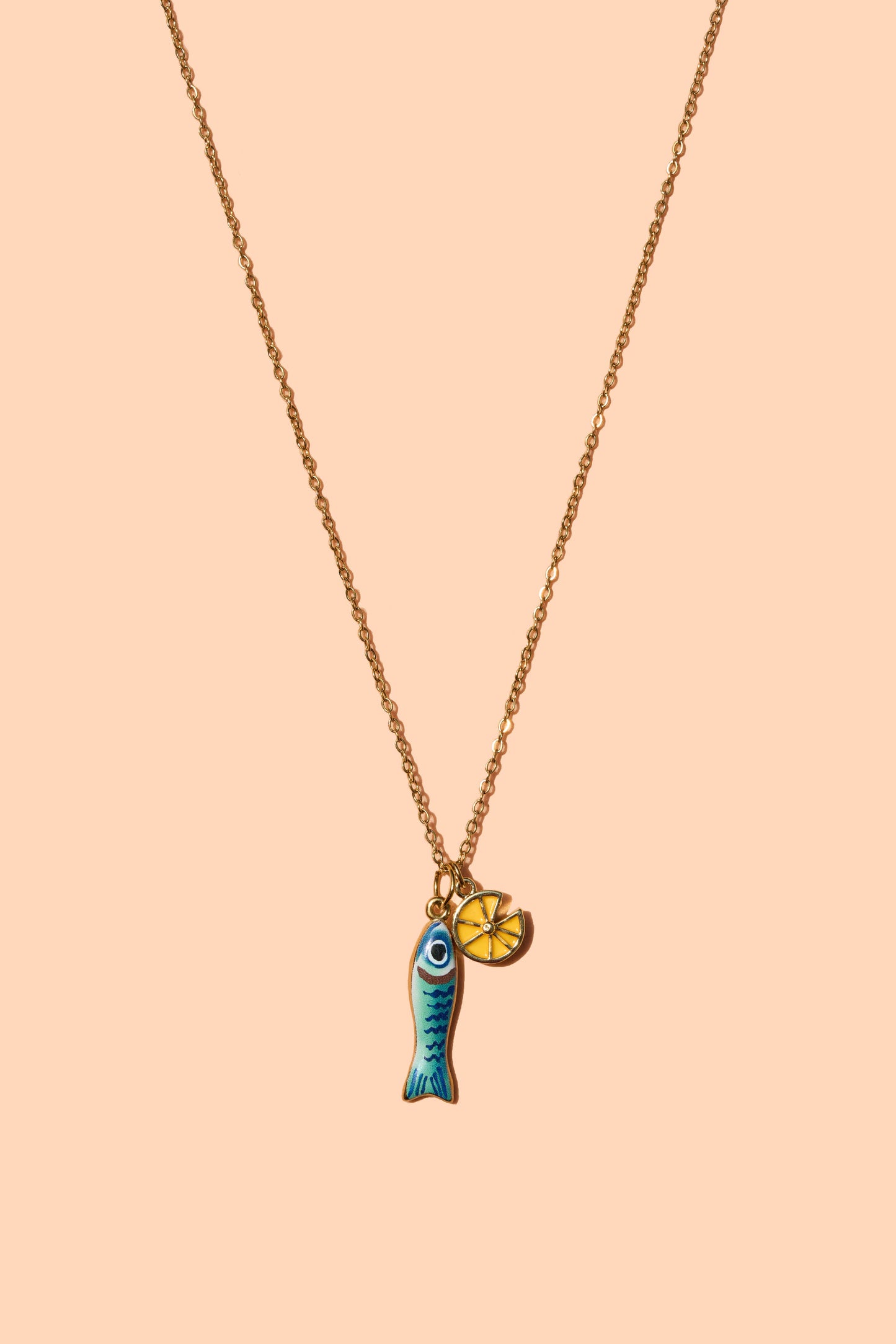 Sour Sardine Necklace - 18K Gold Plated