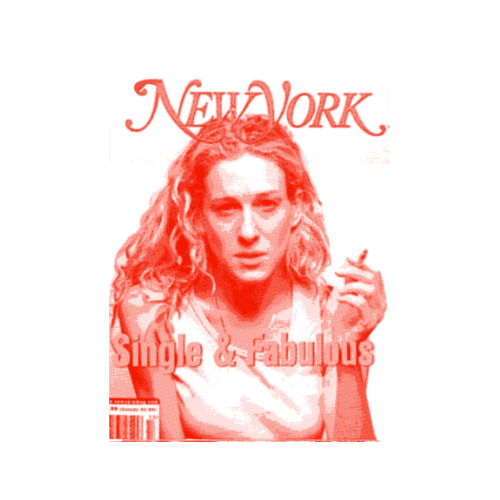 Carrie Bradshaw Classic Graphic Tee: White