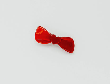 The Heart Bow Barrette