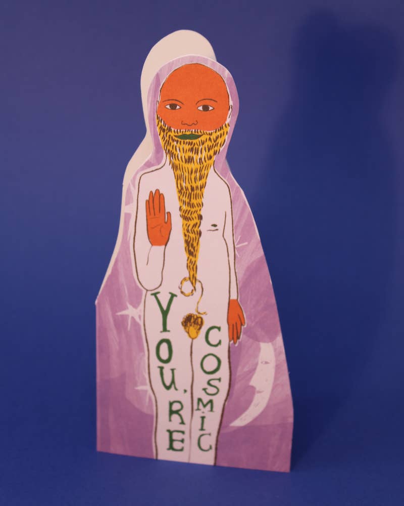 You're Cosmic Shaped Greetings Card