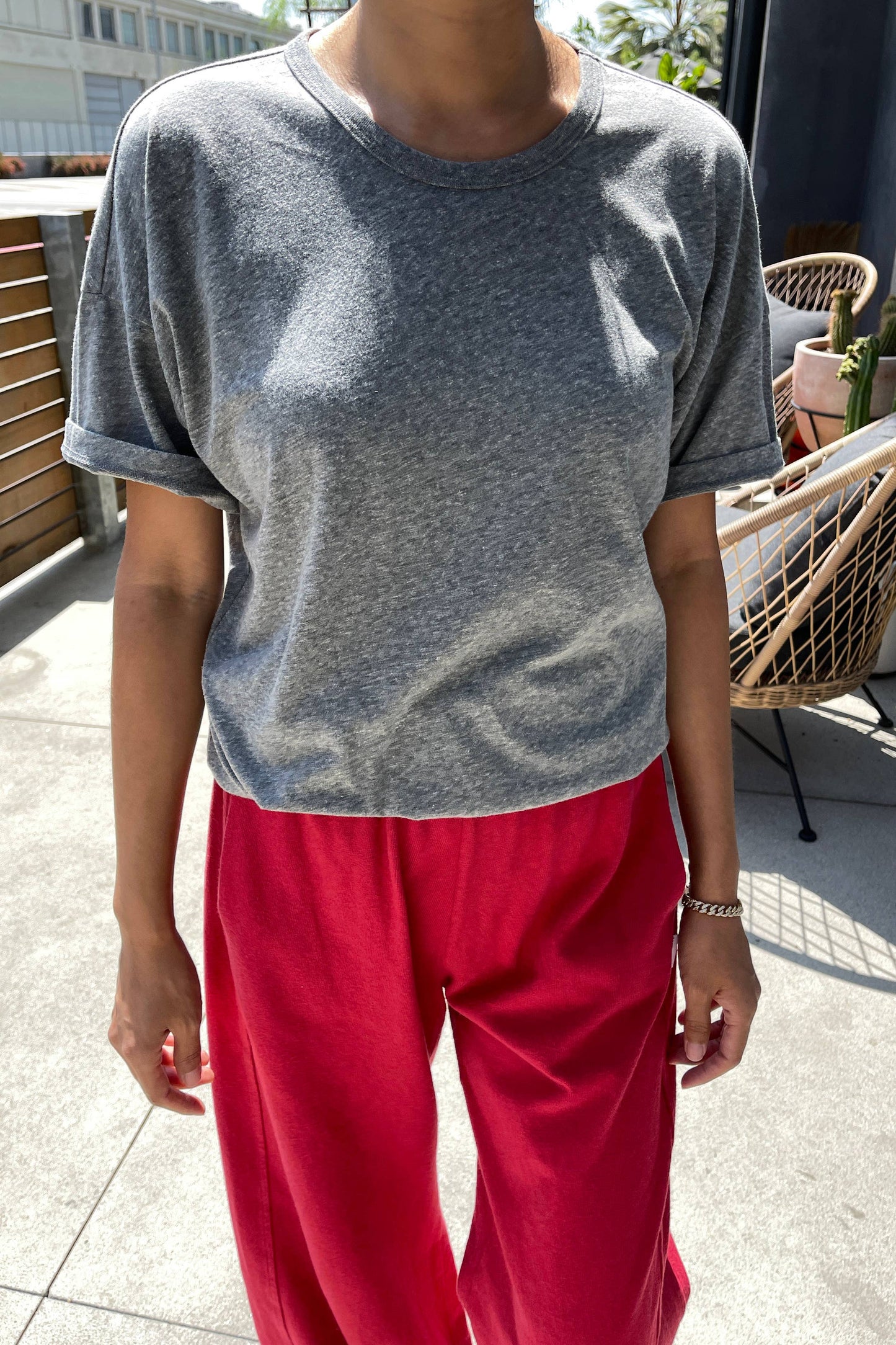 Her Tee: Heather Grey