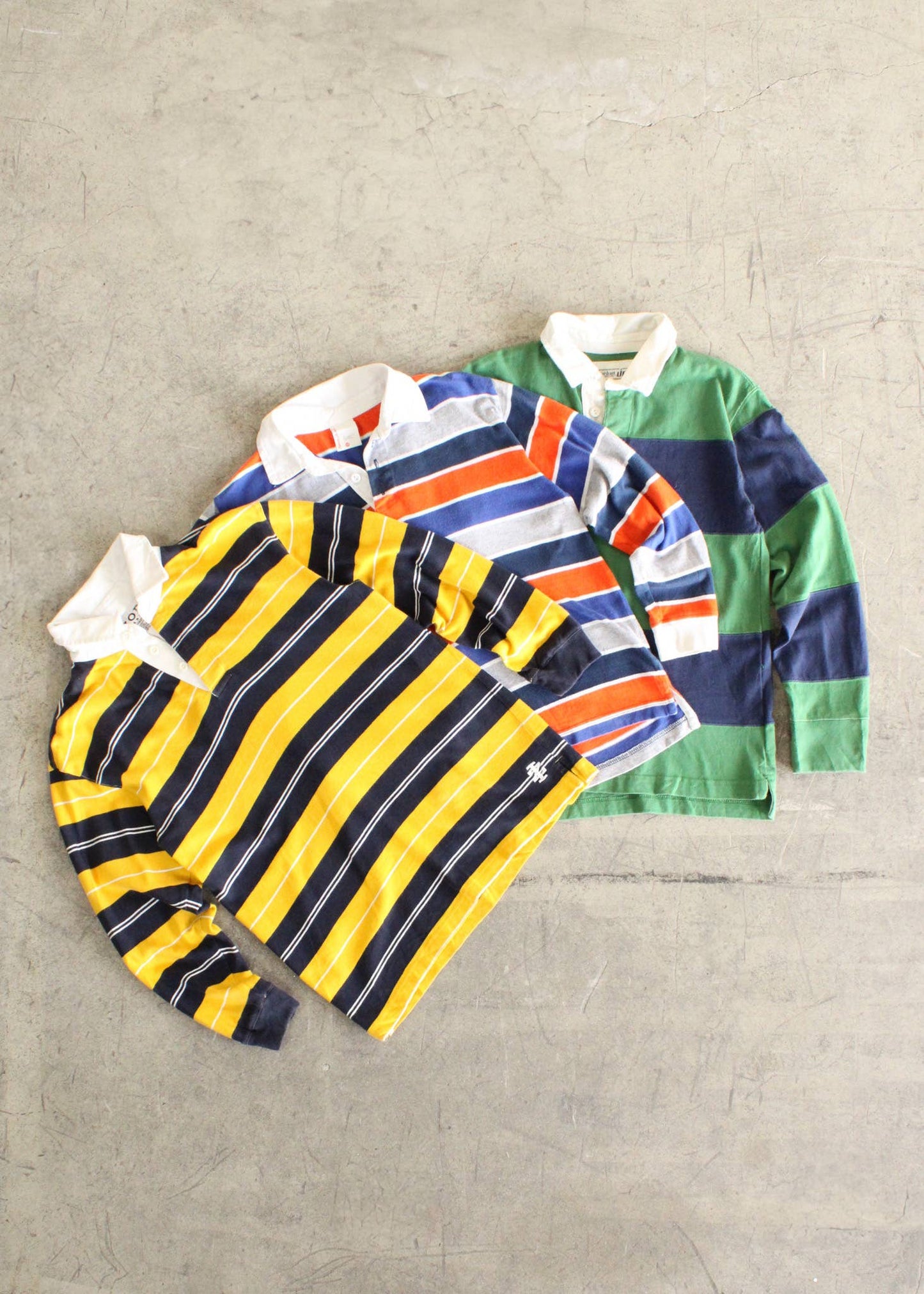 Vintage Striped Fitted Rugby Shirt