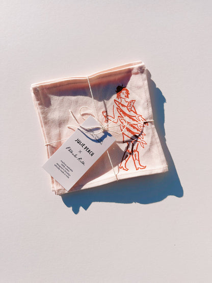 Phthalo Ruth x Julie Peach - Dinner Girls Cocktail Napkins