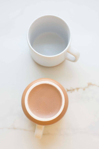 White Speckled Ceramic Mug
