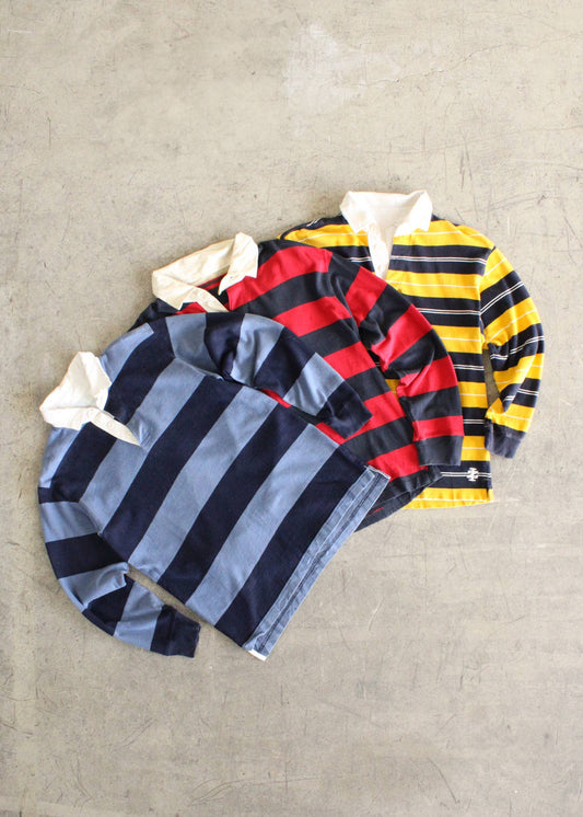 Vintage Striped Fitted Rugby Shirt