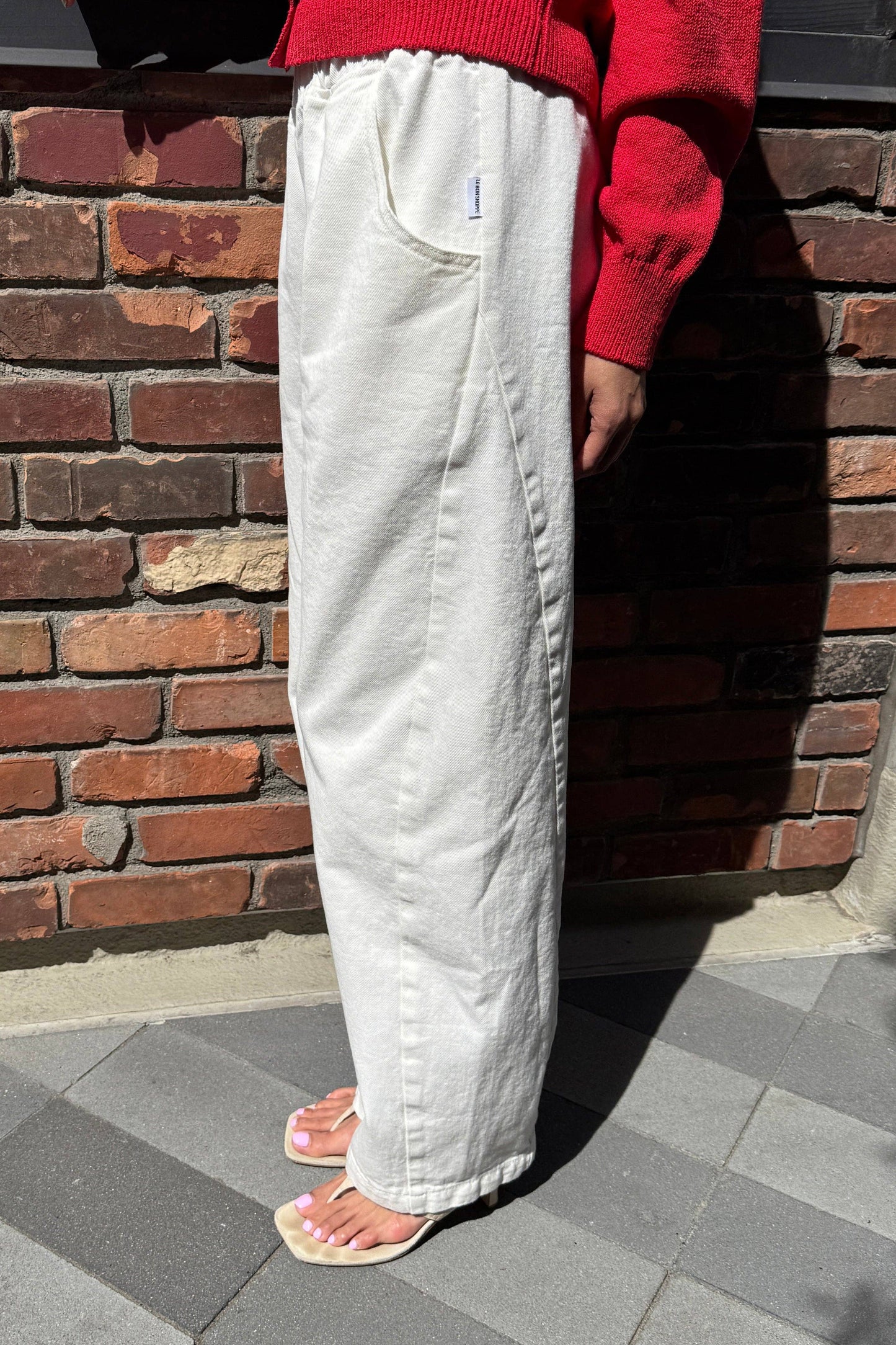 Long Arc Pants: MILK