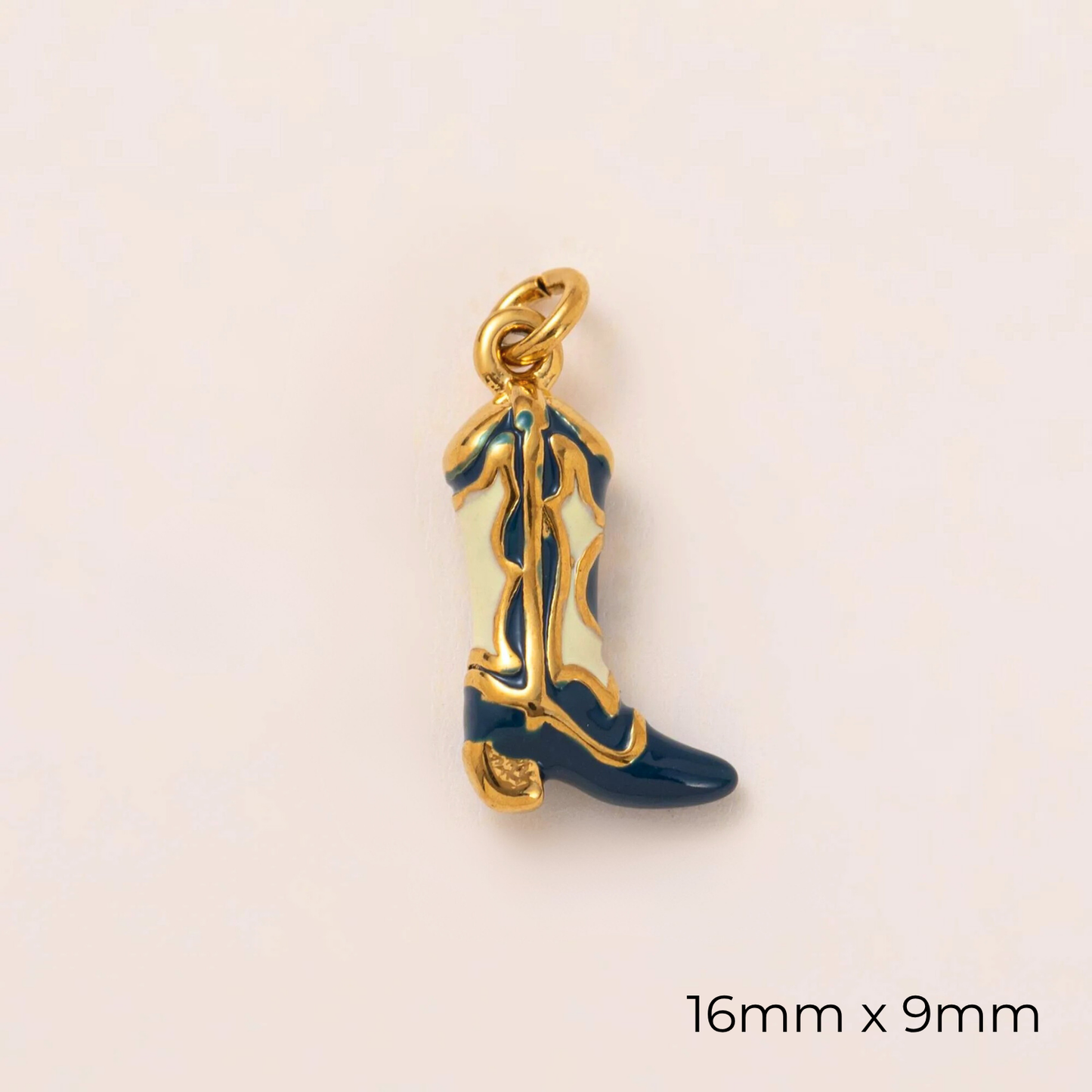 Western Charms - 18K Gold Plated, Enamel or Resin : Lucky Pony