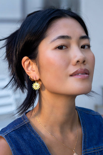 Celestial Hoops - 18K Gold Plated