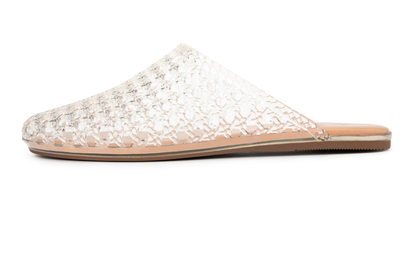 GOLDIE mule jelly water-friendly open back cage sandal: TORTOISE