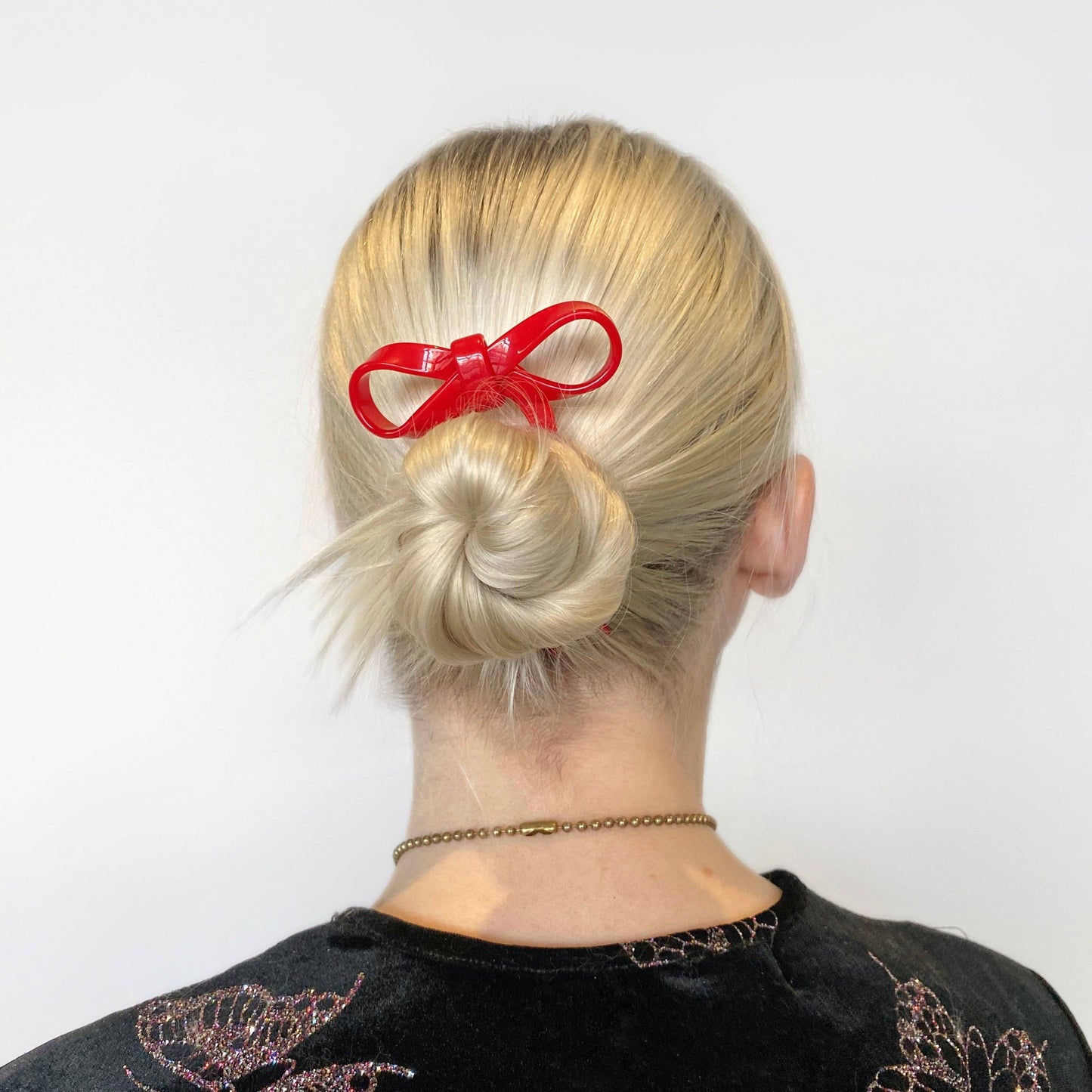 Small Bow Hairpin