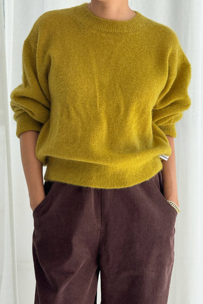 Finn Mohair Sweater Bistro Yellow