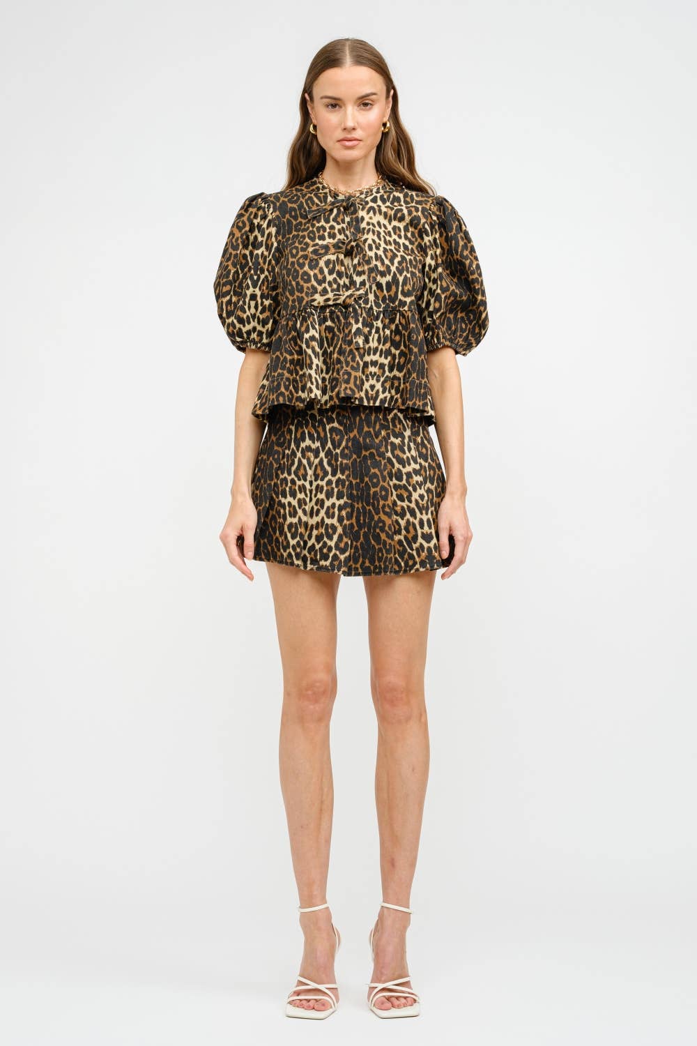 Norah Leopard Blouse