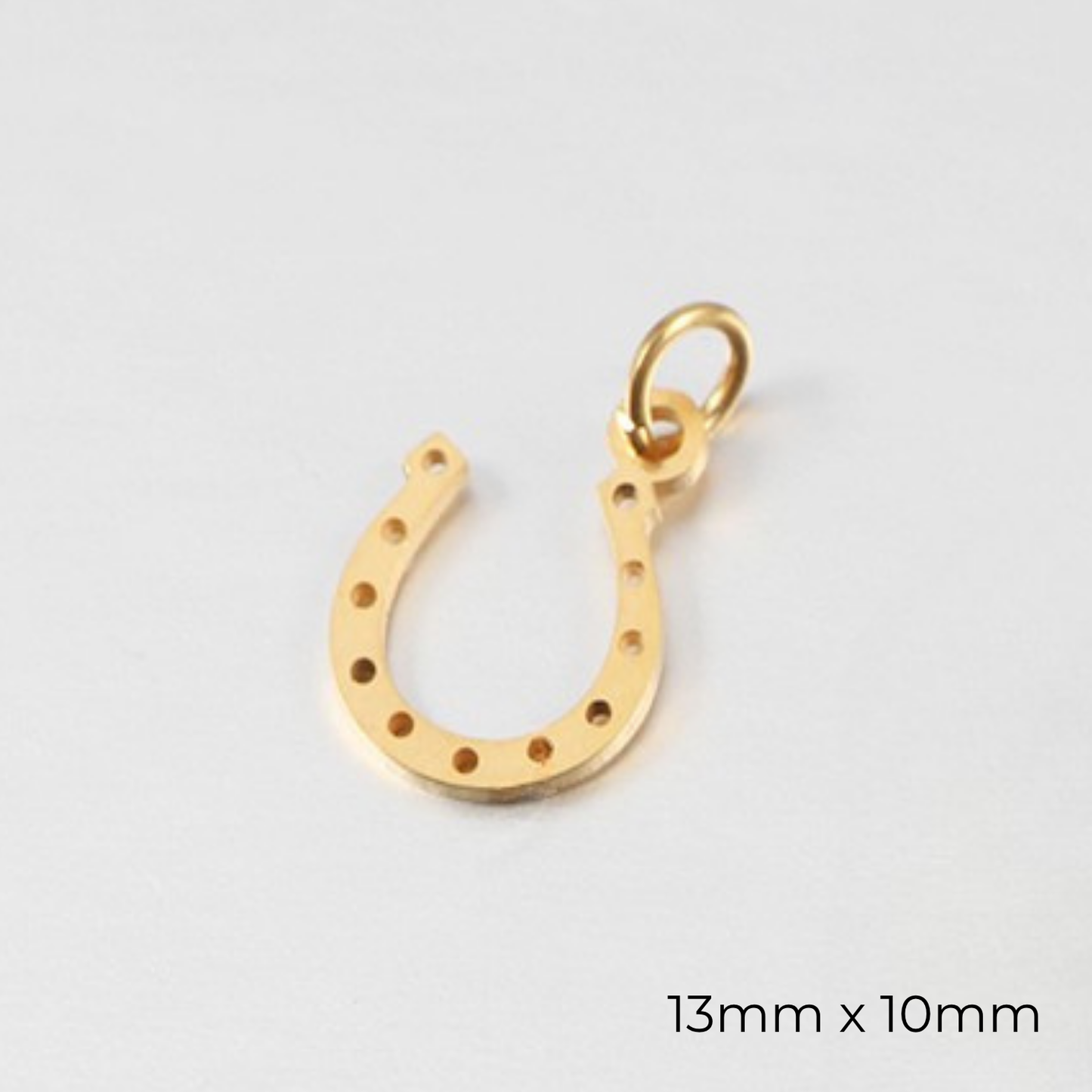 Western Charms - 18K Gold Plated, Enamel or Resin : Lucky Pony