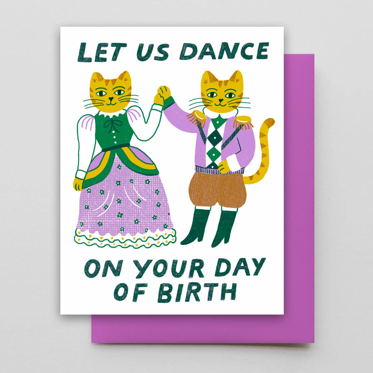 Bday Cat Dance: Single card