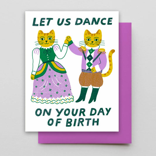 Bday Cat Dance - Card