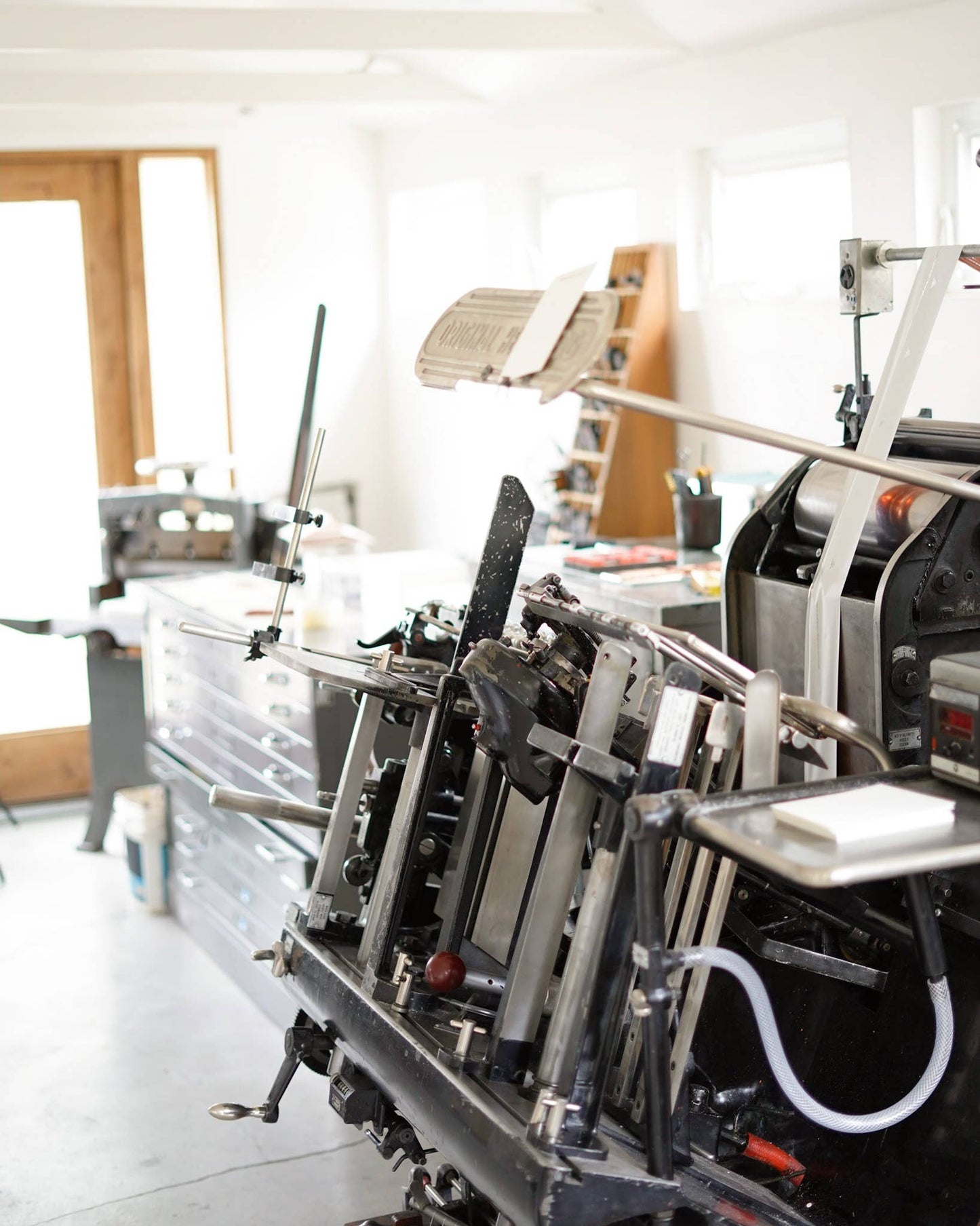 Good Luck Horseshoe Letterpress Greeting Card