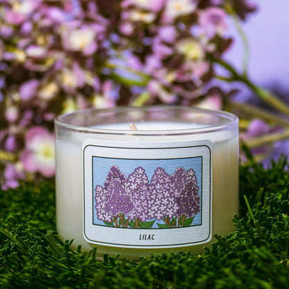 Lilac | Floral Mini Candle / Latina + Midwest Inspired