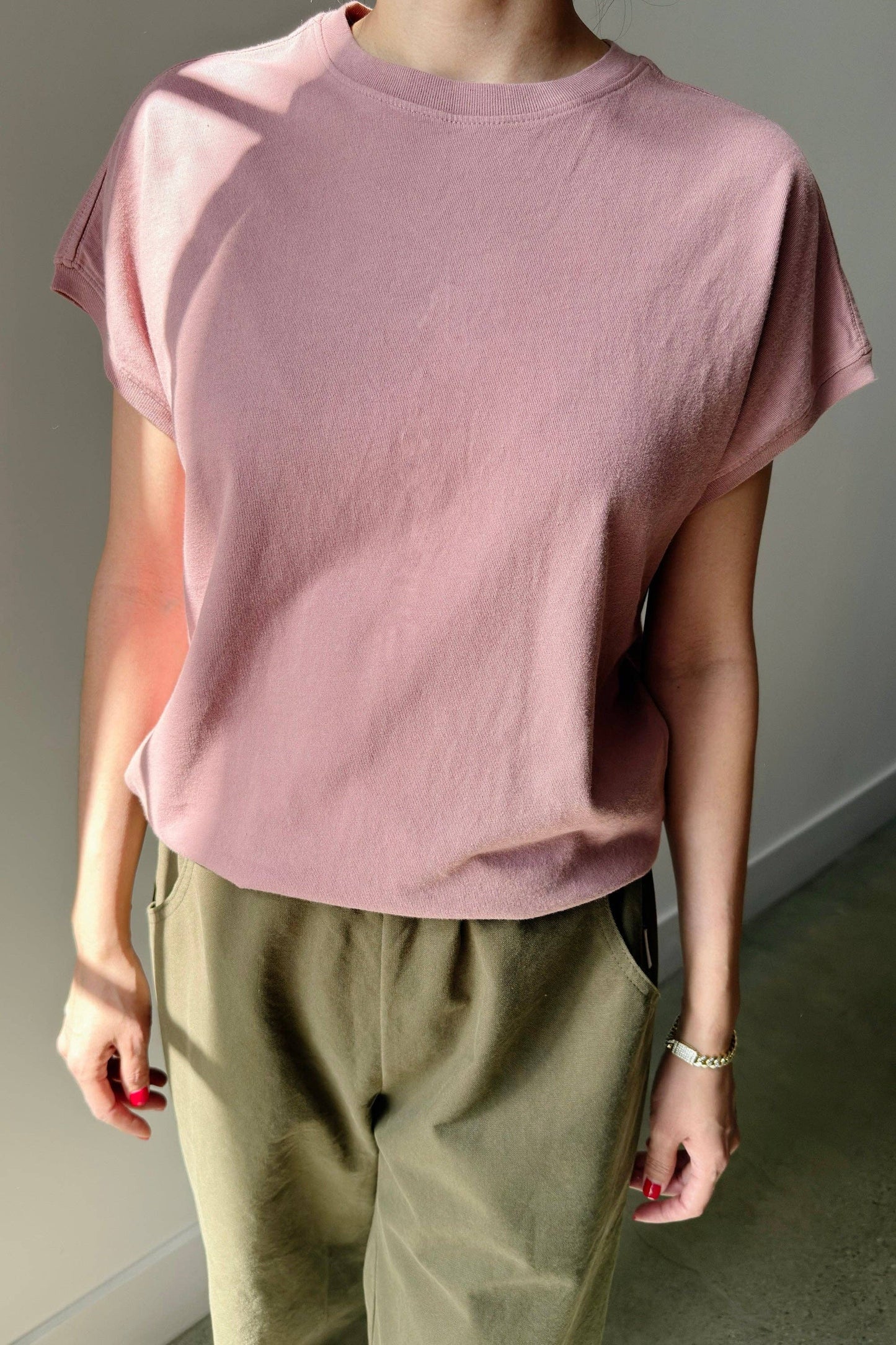 Ease Tee (2S-2M-1L): Rose Tea / 2S-2M-1L