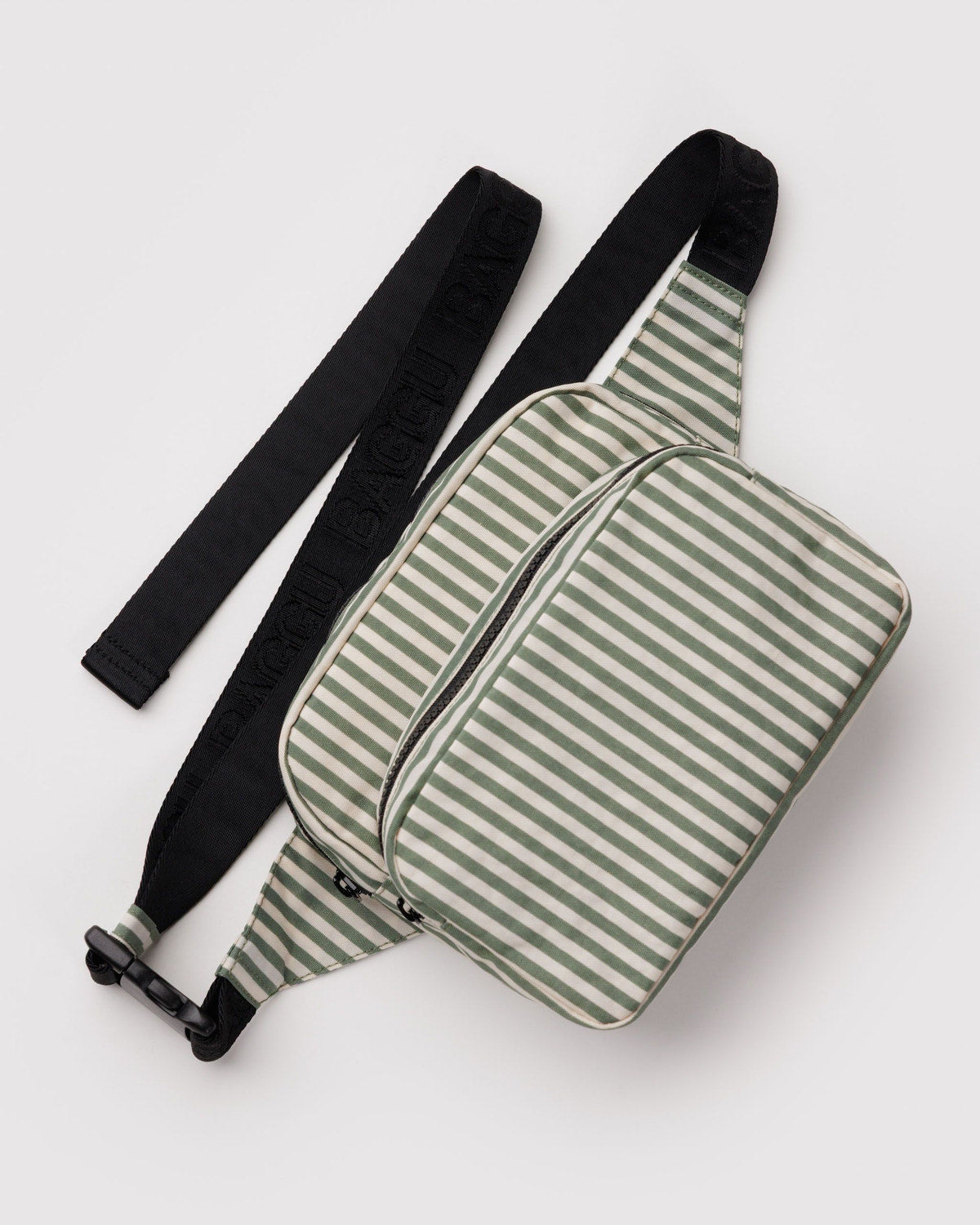 BAGGU Fanny Pack - Sage Stripe