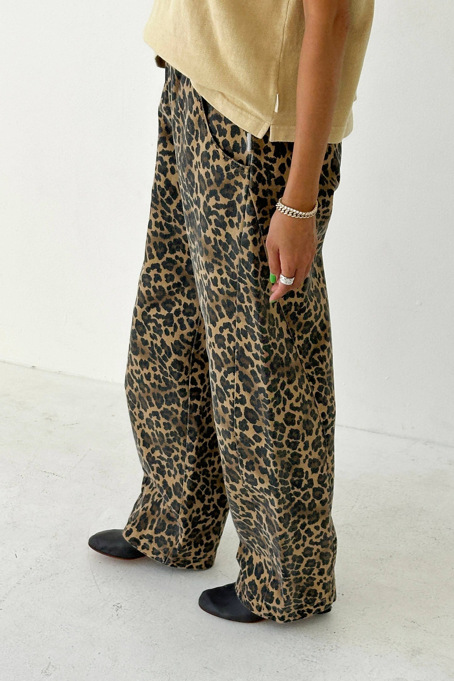Long Arc Pants: LEOPARD