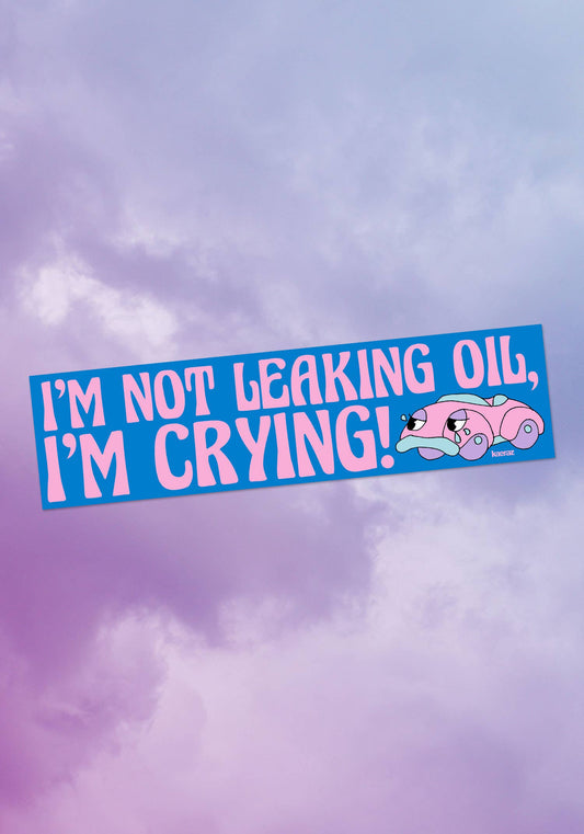 Crying Coupe Bumper Sticker: Single