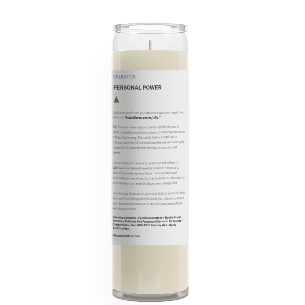 Enlighten - "Personal Power" Intention Candle