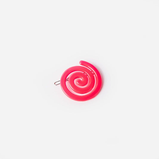 Spiral Clip in Pink