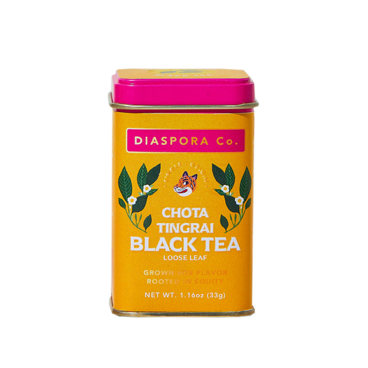 Chota Tingrai Black Tea - Case of 6: Base Tin - 33g