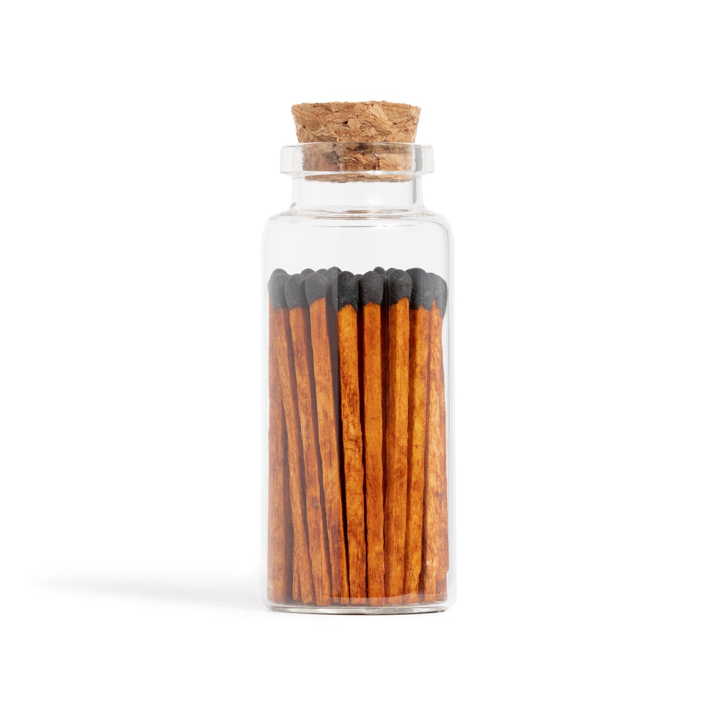 Cinnamon Black Matches in Medium Corked Vial
