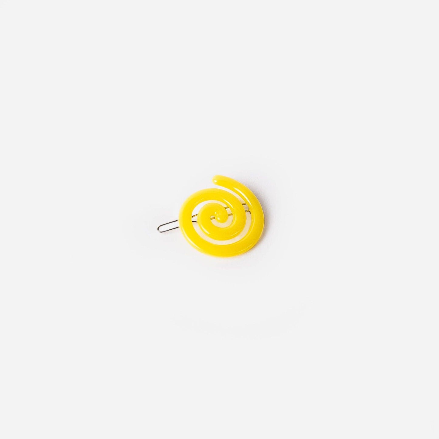 Spiral Clip in Yellow