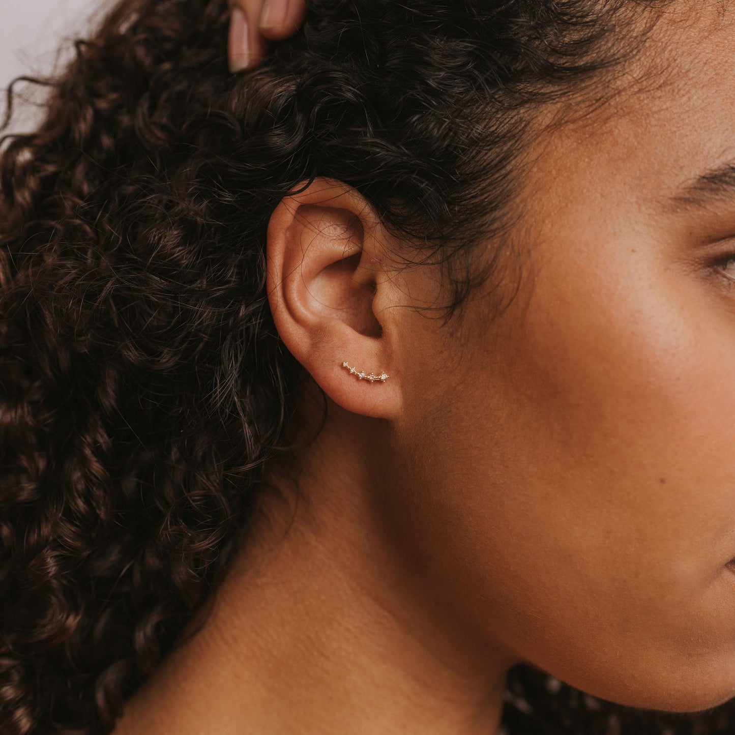 Crawler Earrings - Champagne