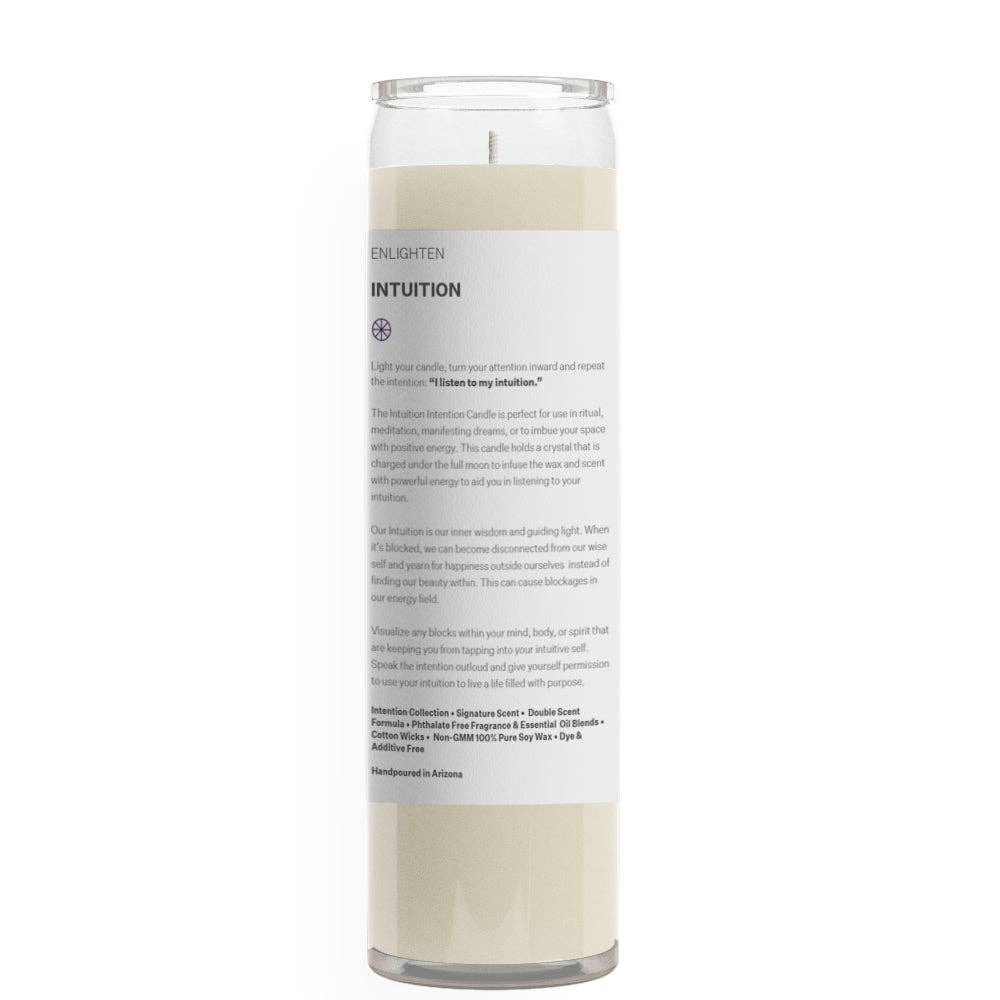 Enlighten - "Intuition" Intention Candle